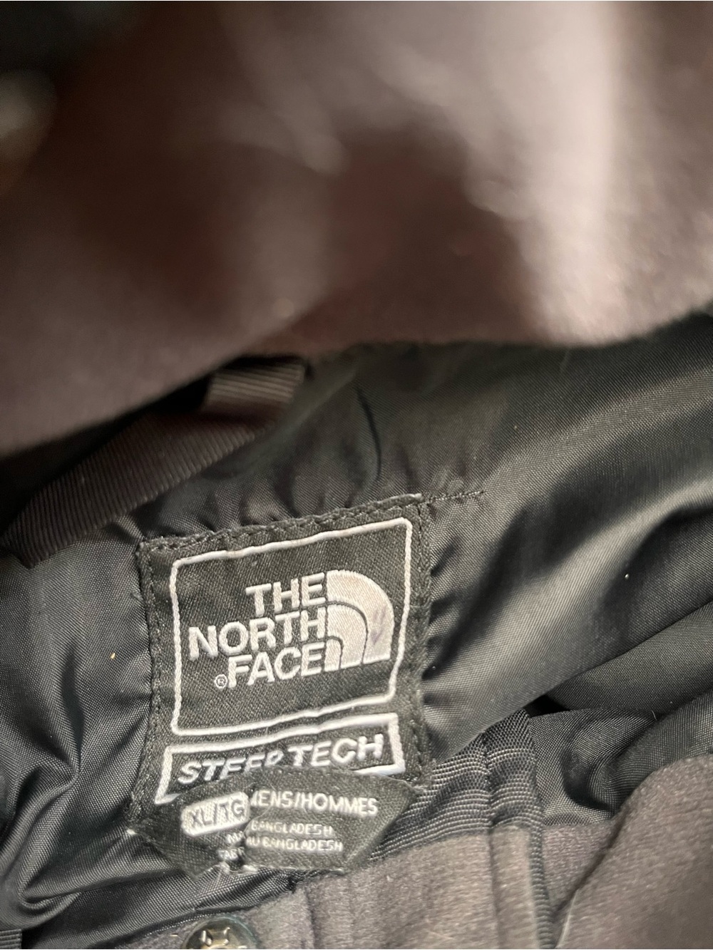 The North Face Men’s Steep Tech Black Jacket with Gray Panels - Picture 6 of 6